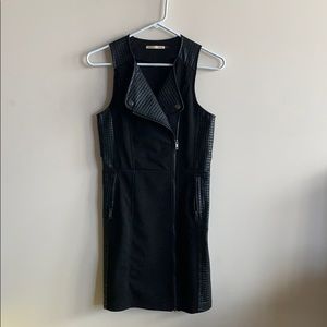 Form fitting black dress